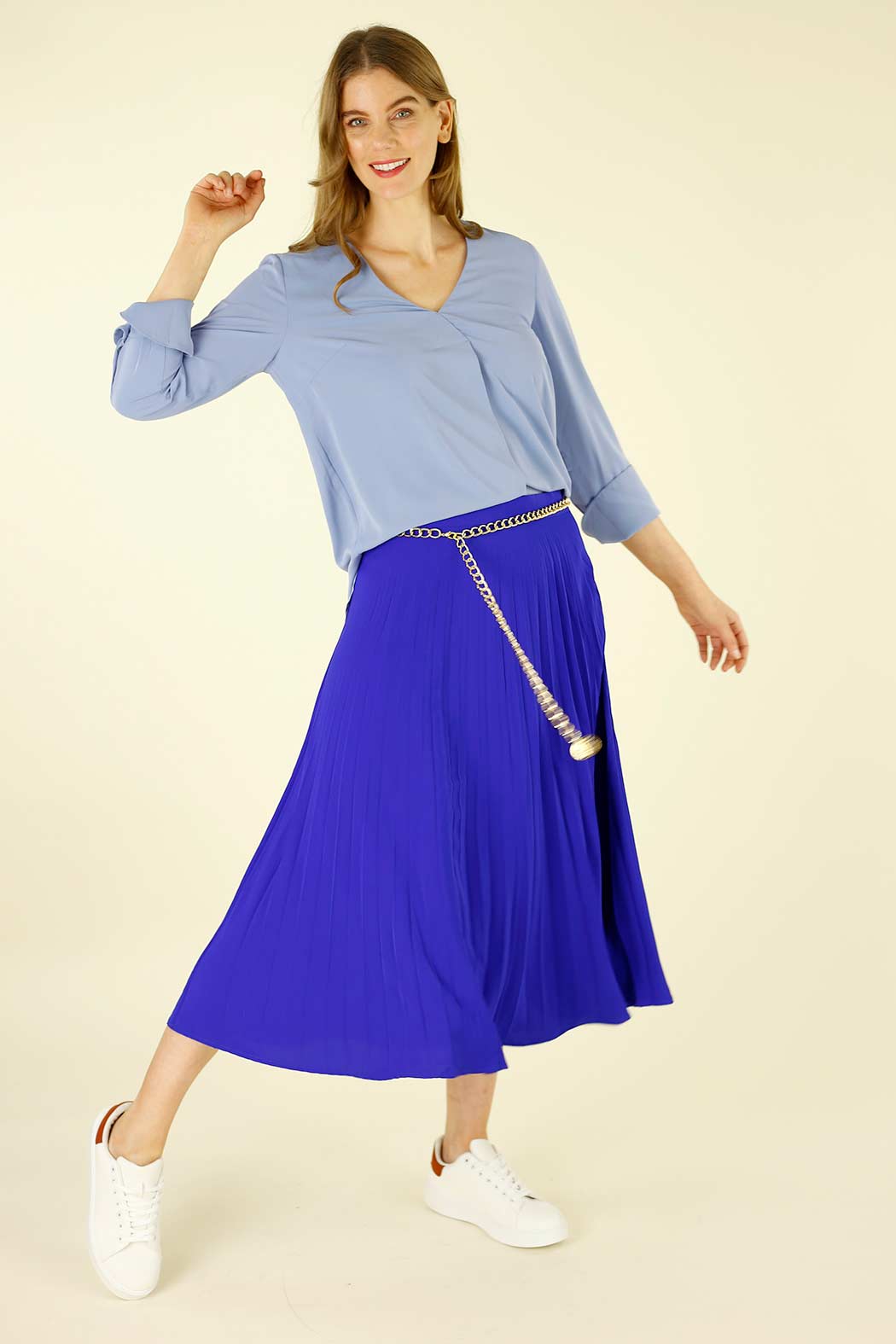 Sky Soft Touch Sydney Blouse - SALE