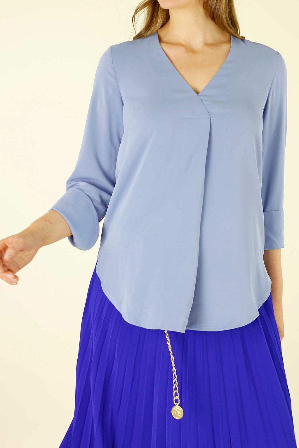 Sky Soft Touch Sydney Blouse - SALE