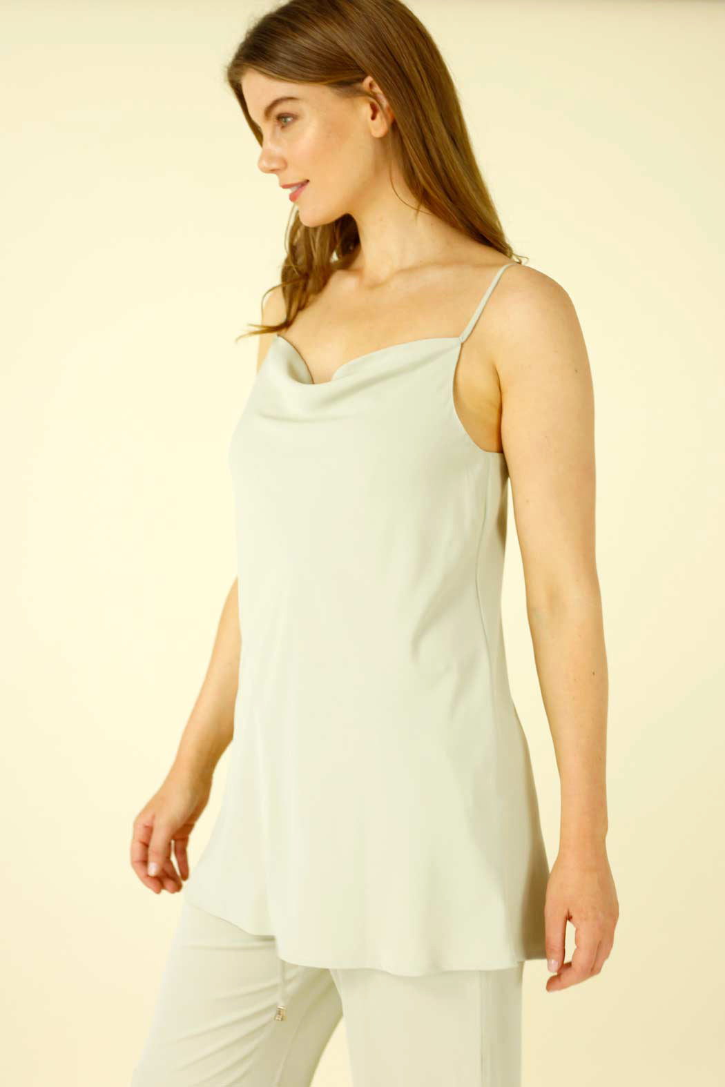 Mint Soft Touch Cowl Cami - SALE
