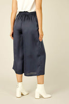 Navy Silky Culotte - SALE