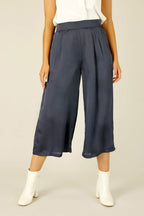 Navy Silky Culotte - SALE