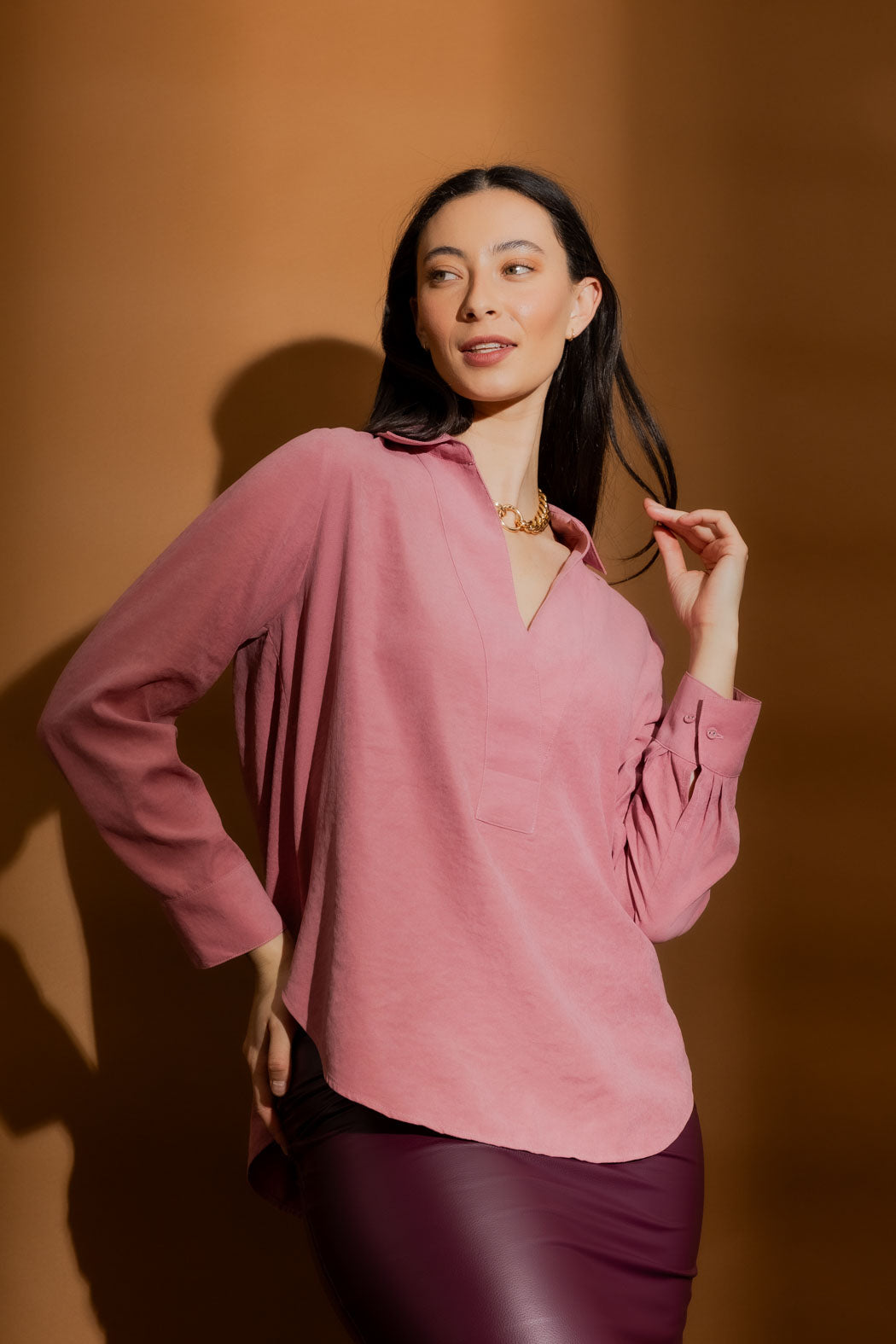 Blush Brit Blogger Shirt