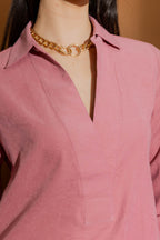 Blush Brit Blogger Shirt