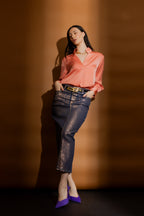 Black Gold Hook Belt Black O/S