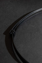 Black Gold Hook Belt Black O/S