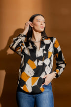 Black/Gold Brit Blogger Shirt