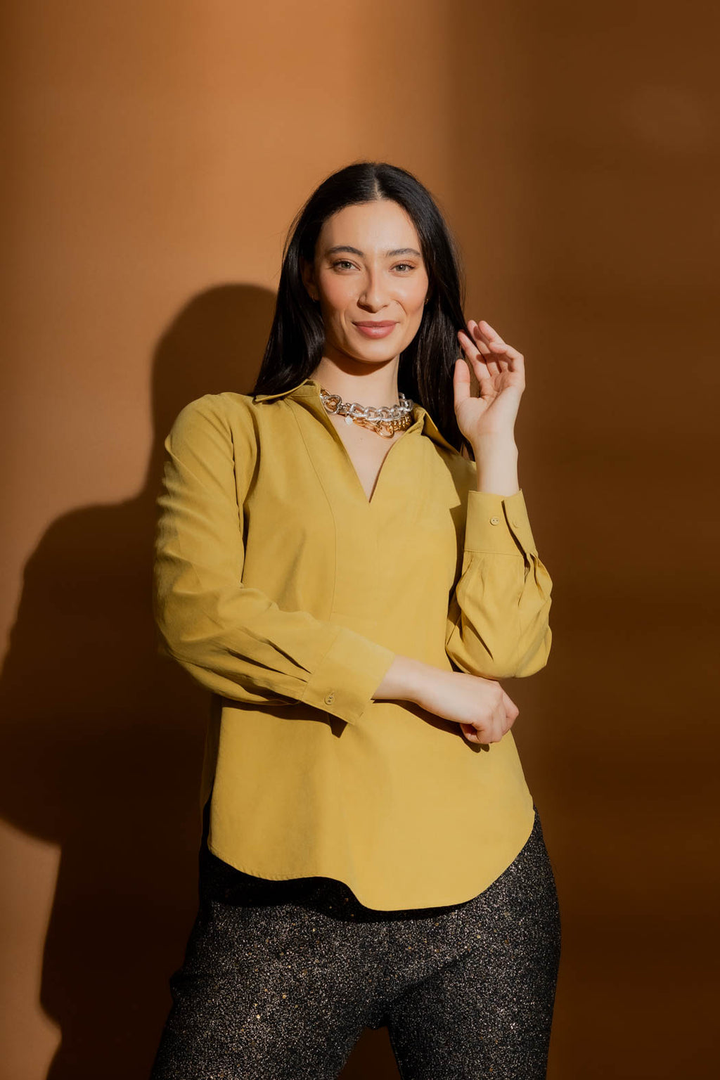 Marigold Brit Blogger Shirt