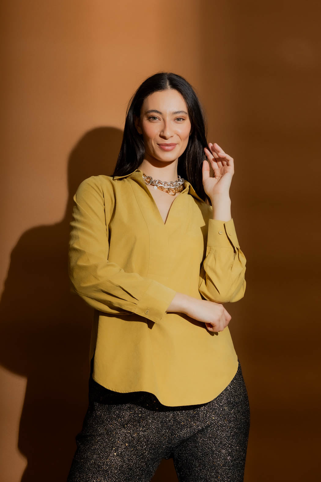 Marigold Brit Blogger Shirt