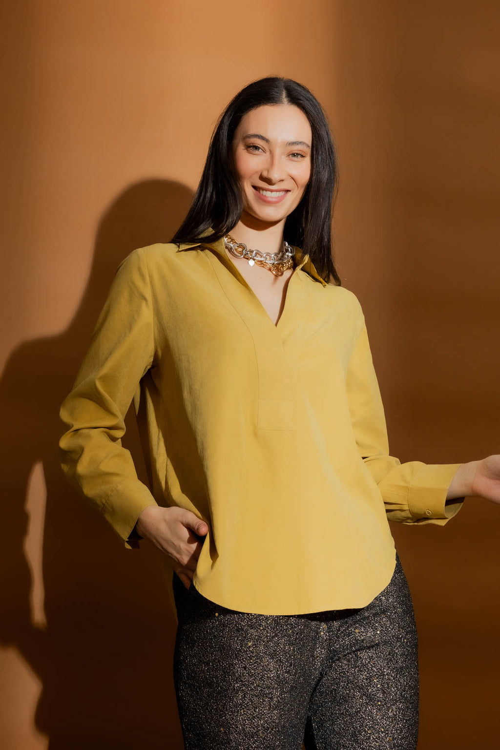 Marigold Brit Blogger Shirt