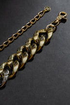 Gold/Silver Resin Chain Belt Gold/Silver O/S