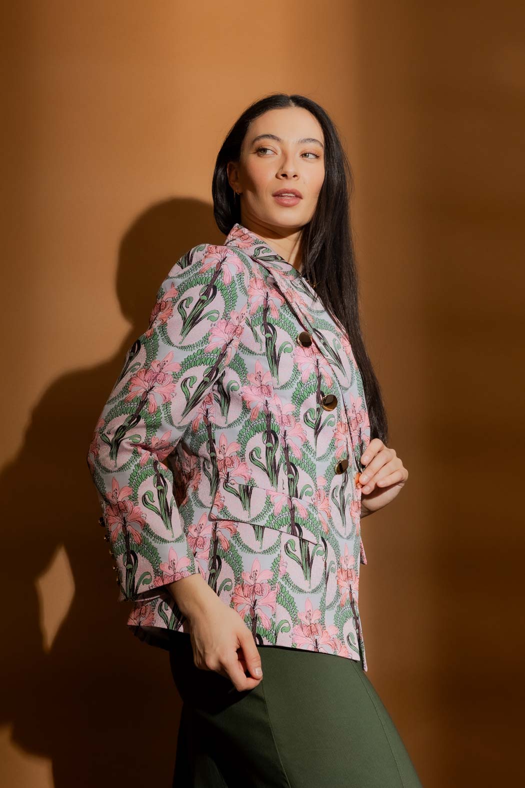 Pink Tapestry Sisca Blazer