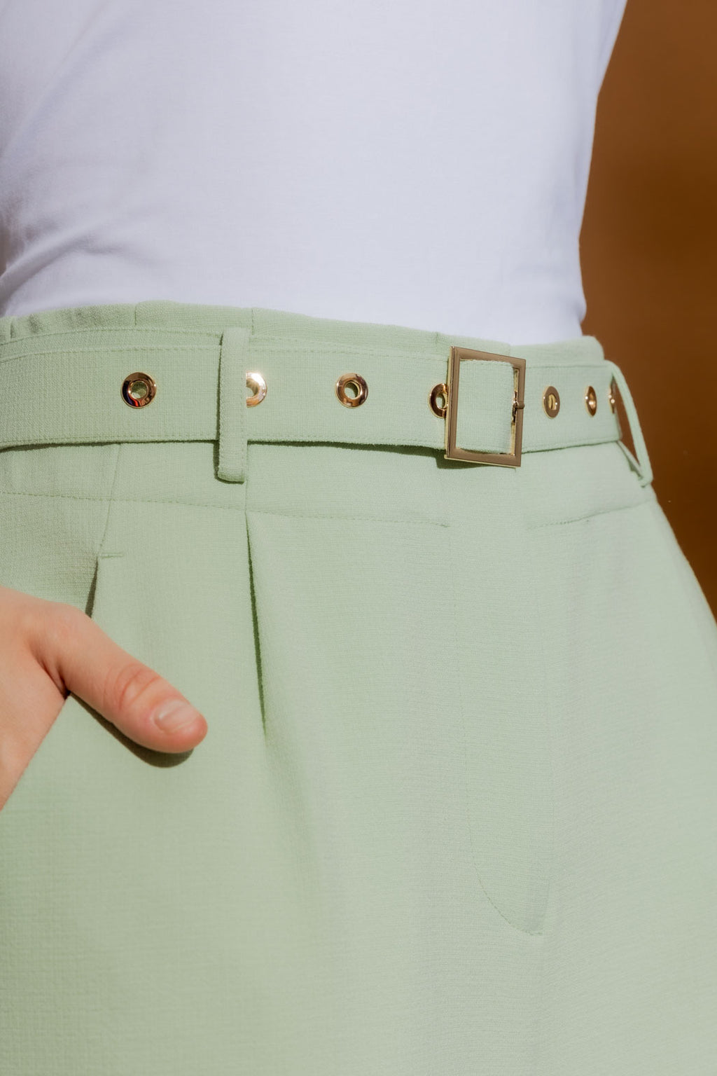 Mint Arch Wide Leg Pant