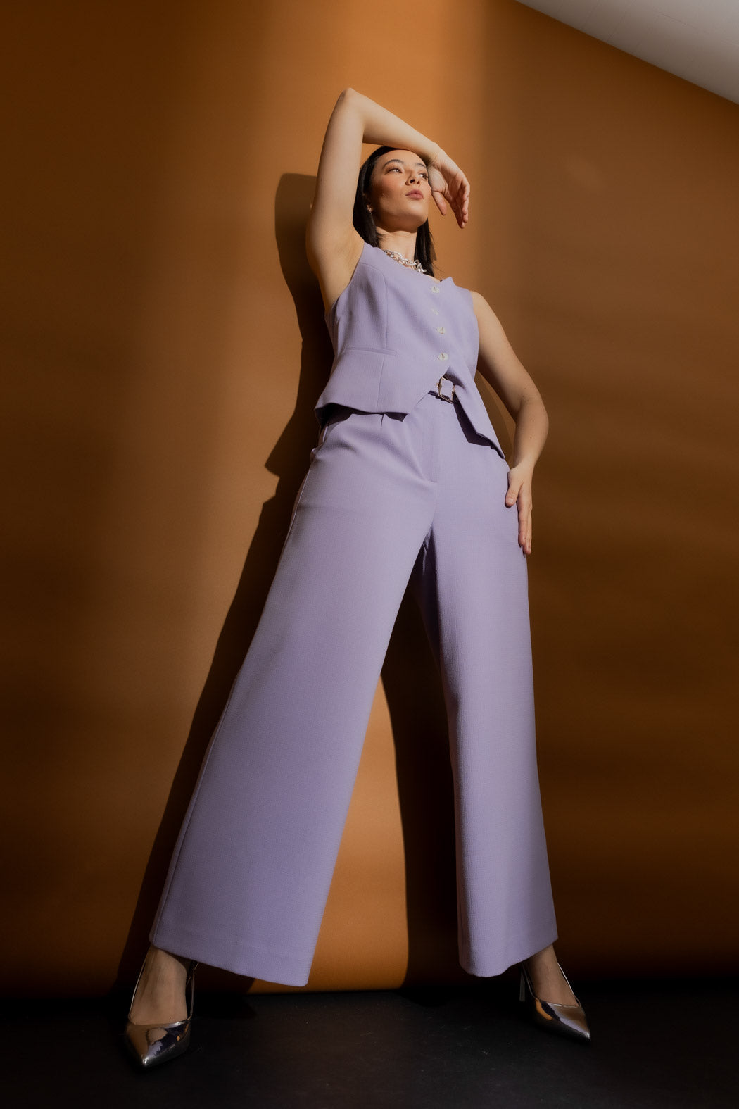 Lilac Arch Wide Leg Pant