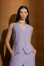 Lilac Arch Tailored Vest
