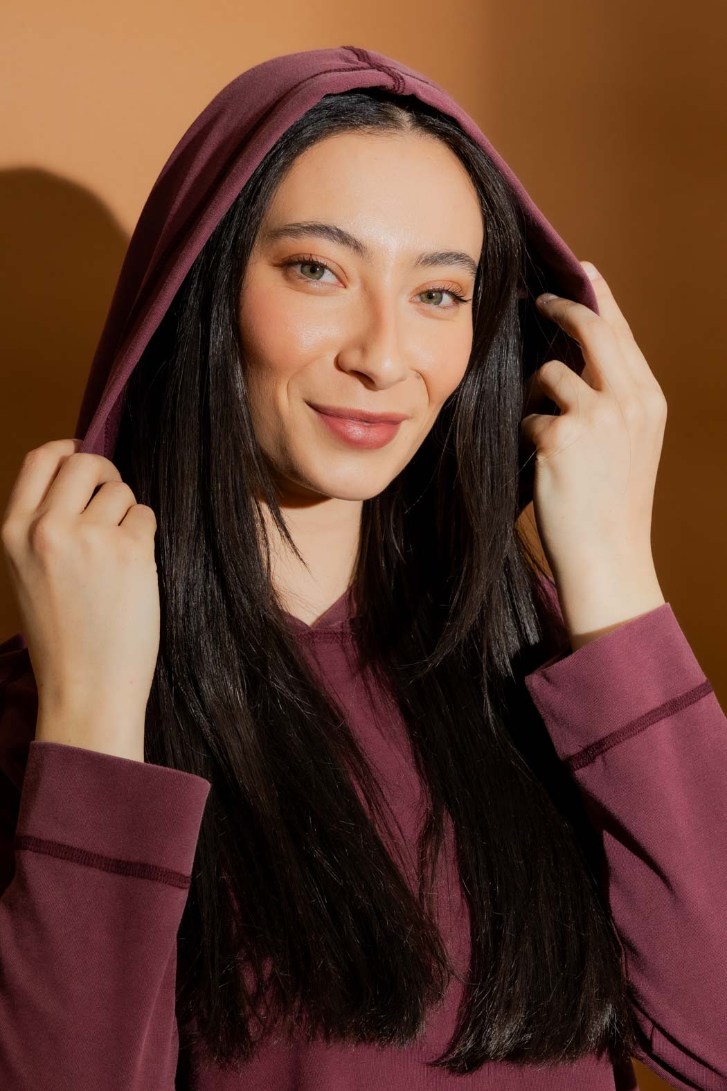 Burgundy Washed Hoodie