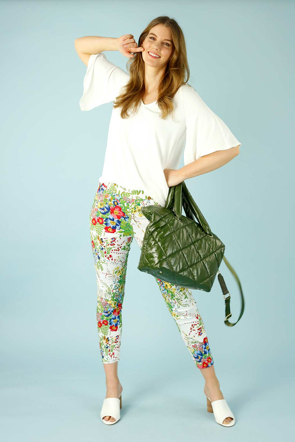 Ivory Soft Touch Bell Sleeve Top - SALE