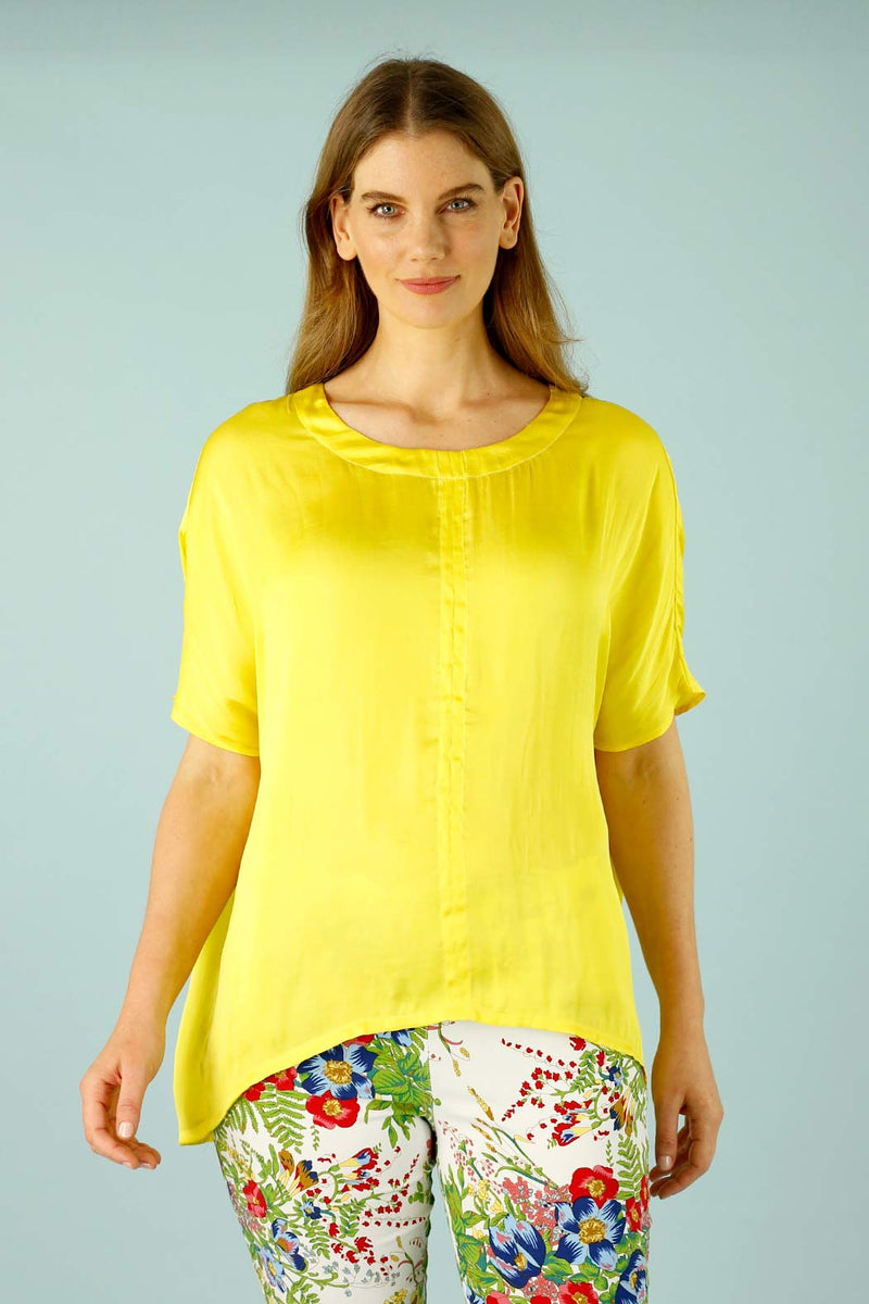 Yellow Silky Tee - SALE