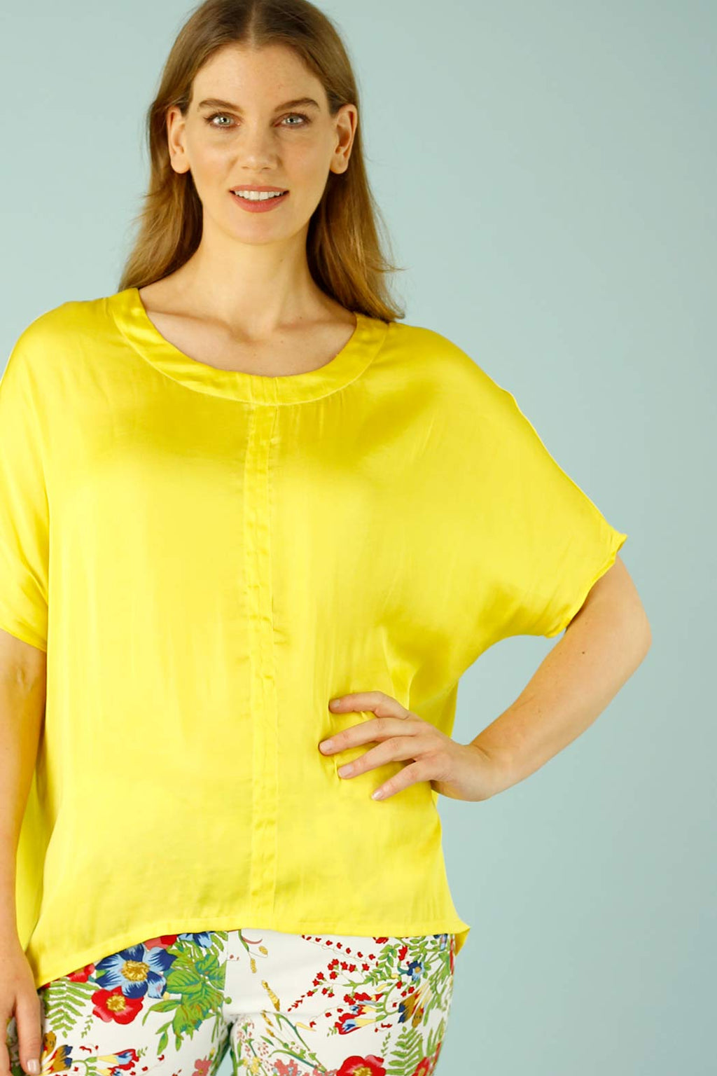 Yellow Silky Tee - SALE