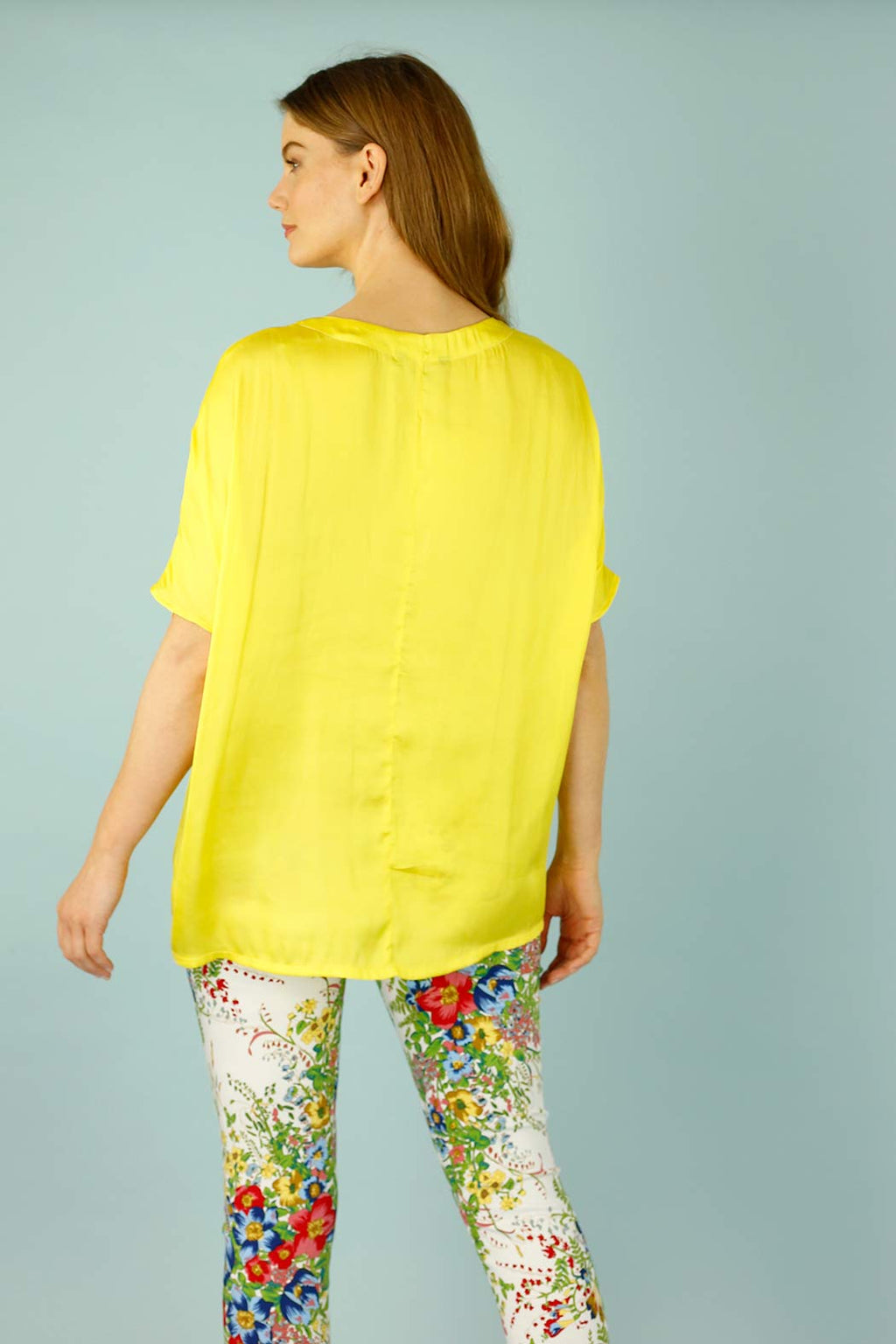Yellow Silky Tee - SALE