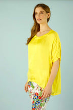 Yellow Silky Tee - SALE