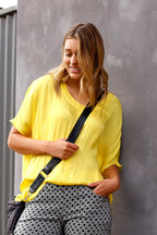 Yellow Silky Tee - SALE