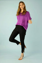 Magenta Silky Tee - SALE