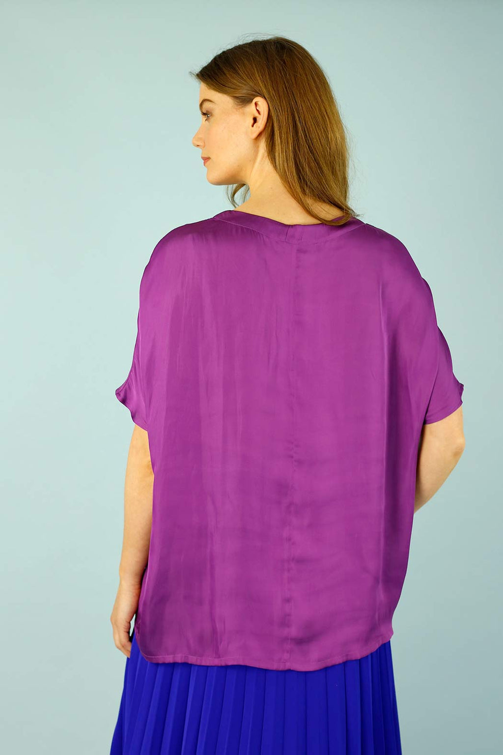Magenta Silky Tee - SALE