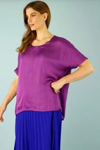 Magenta Silky Tee - SALE