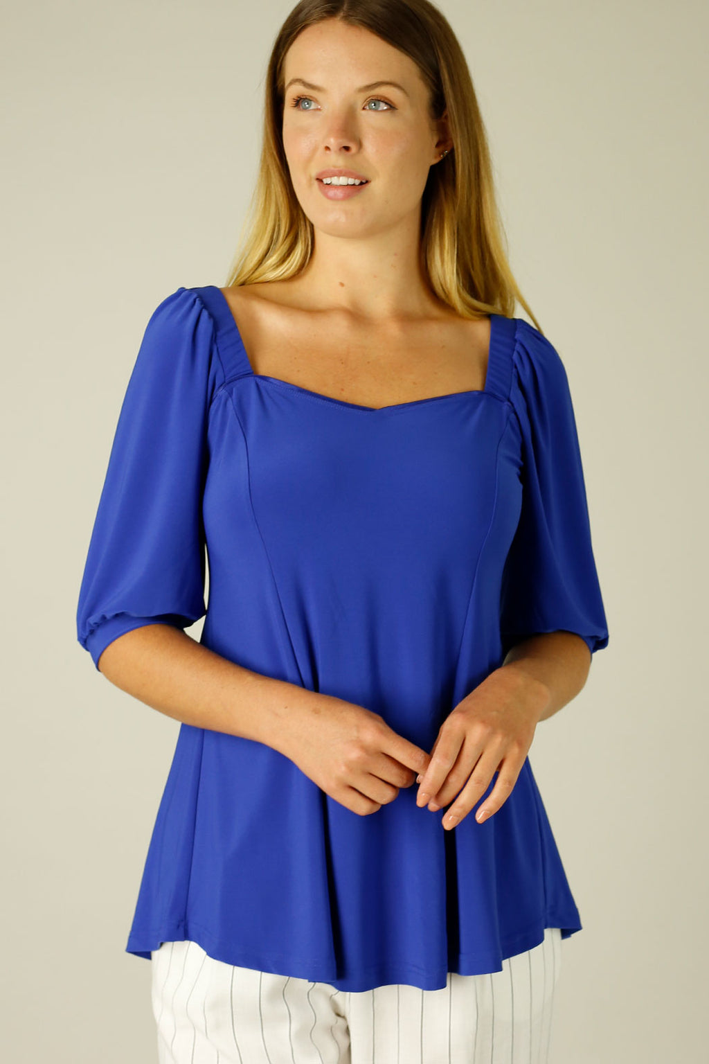 Cobalt Jersey Princess Top - SALE