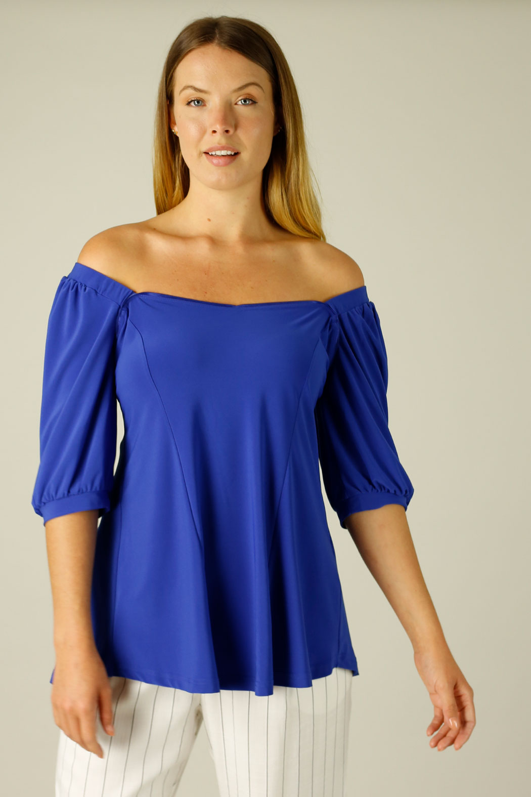 Cobalt Jersey Princess Top - SALE