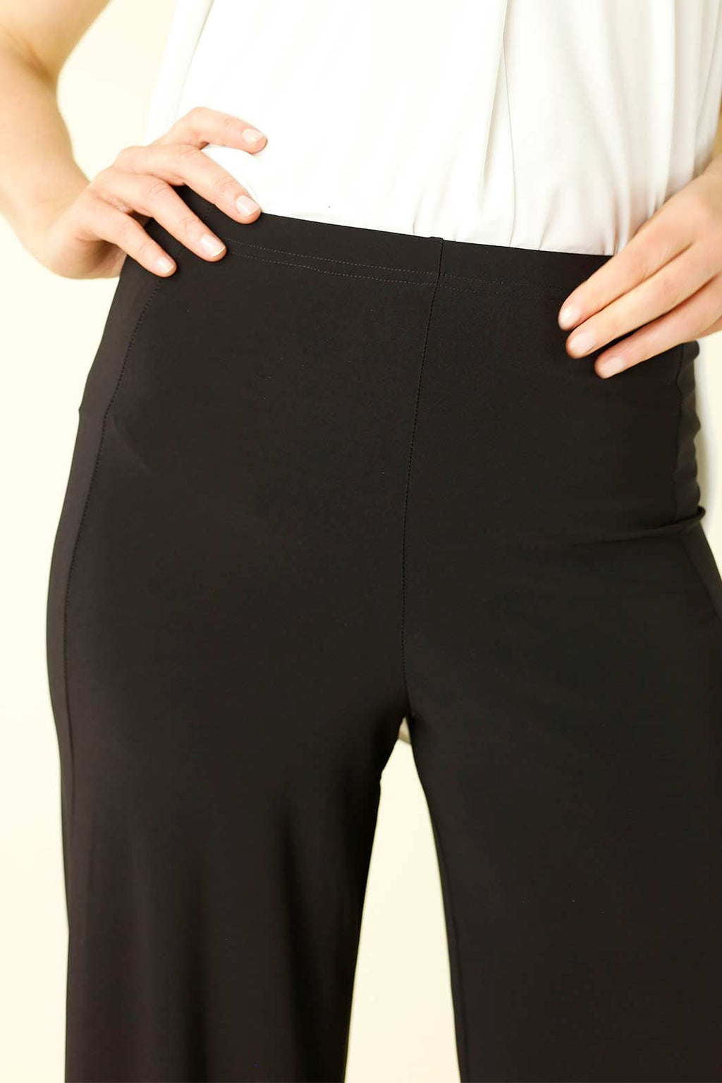 Black Jersey Wide Pant - SALE