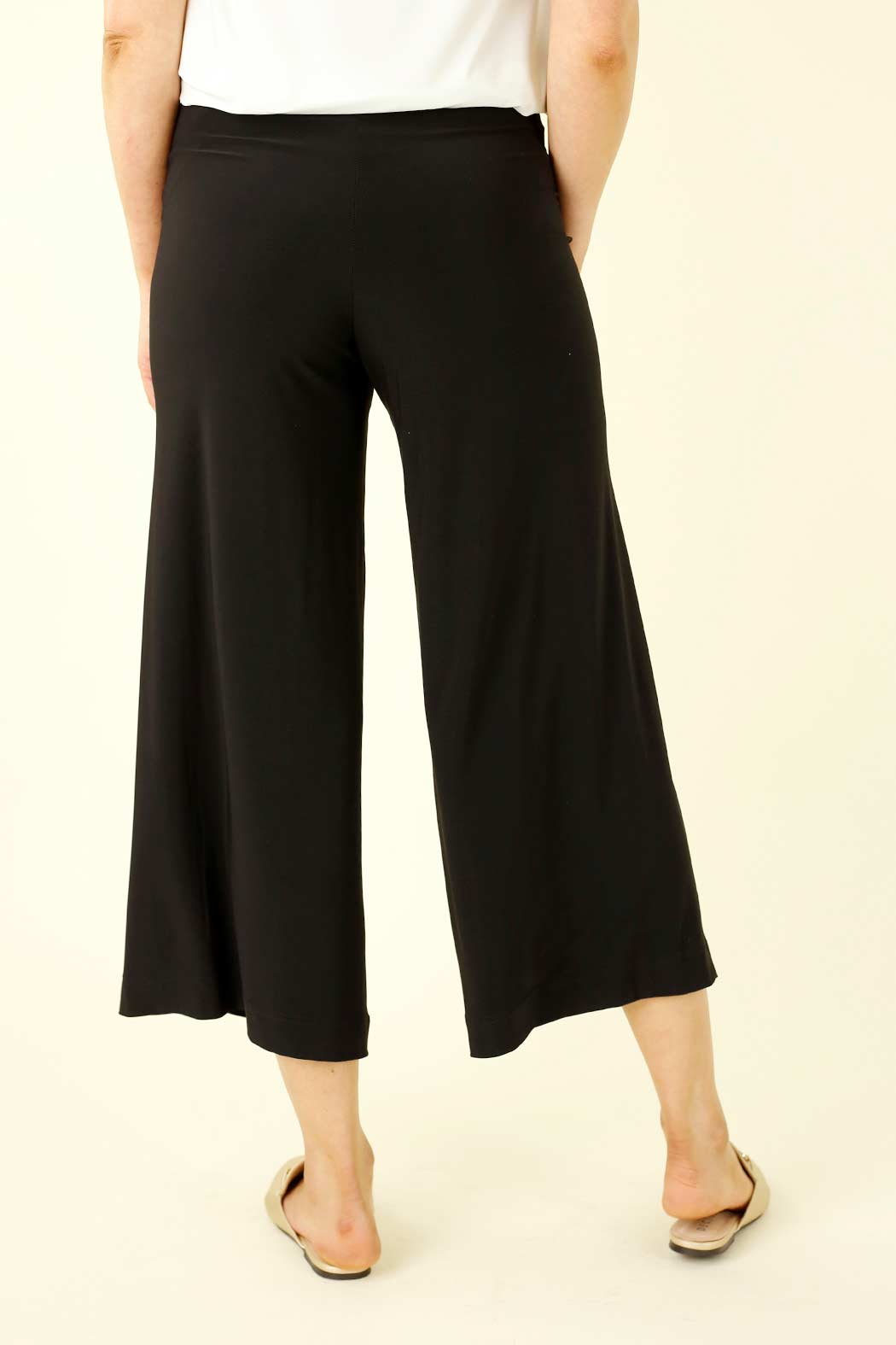 Black Jersey Wide Pant - SALE