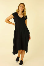 Black Drift Cap Emily Dress - SALE