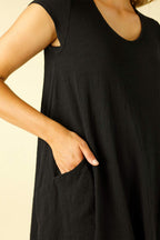 Black Drift Cap Emily Dress - SALE