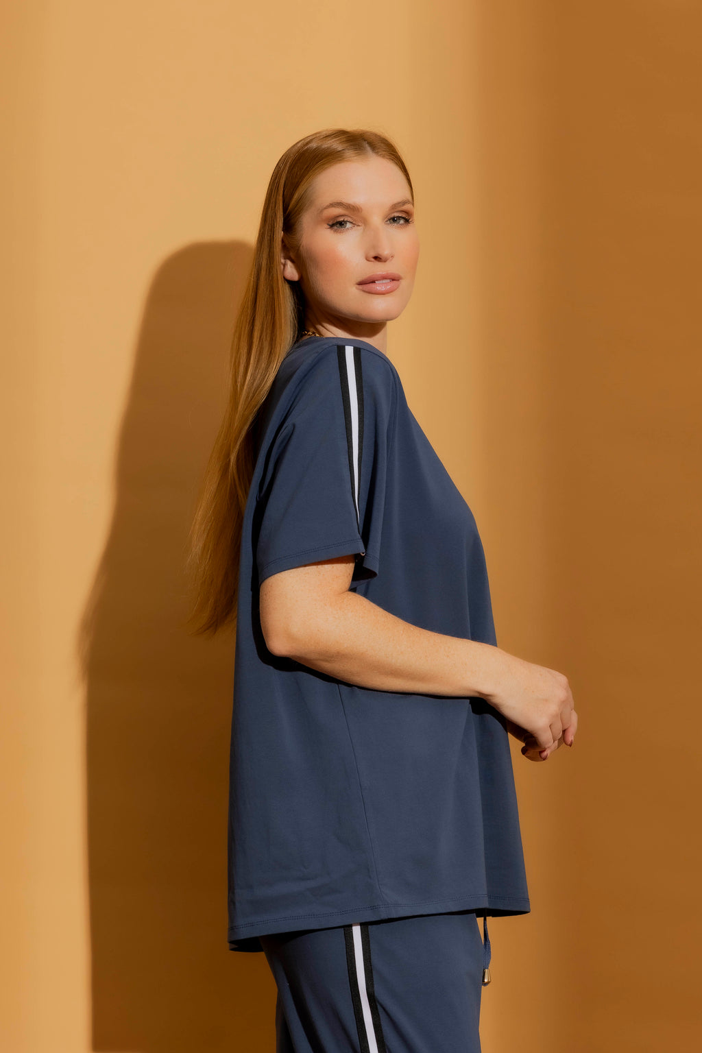 Navy Athleisure T-Shirt Navy S