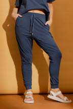 Navy Athleisure Pant