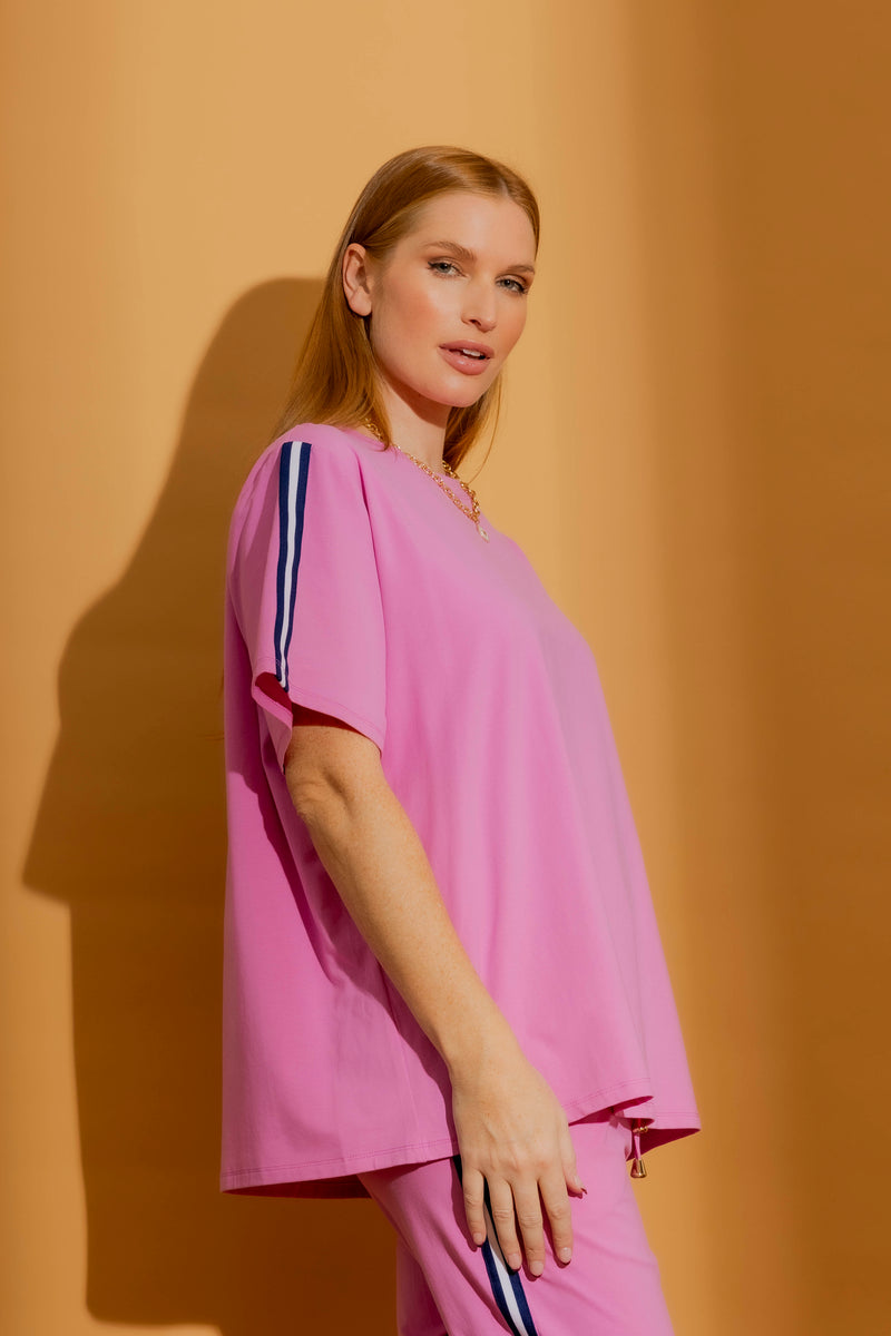 Pink Athleisure T-Shirt Pink S