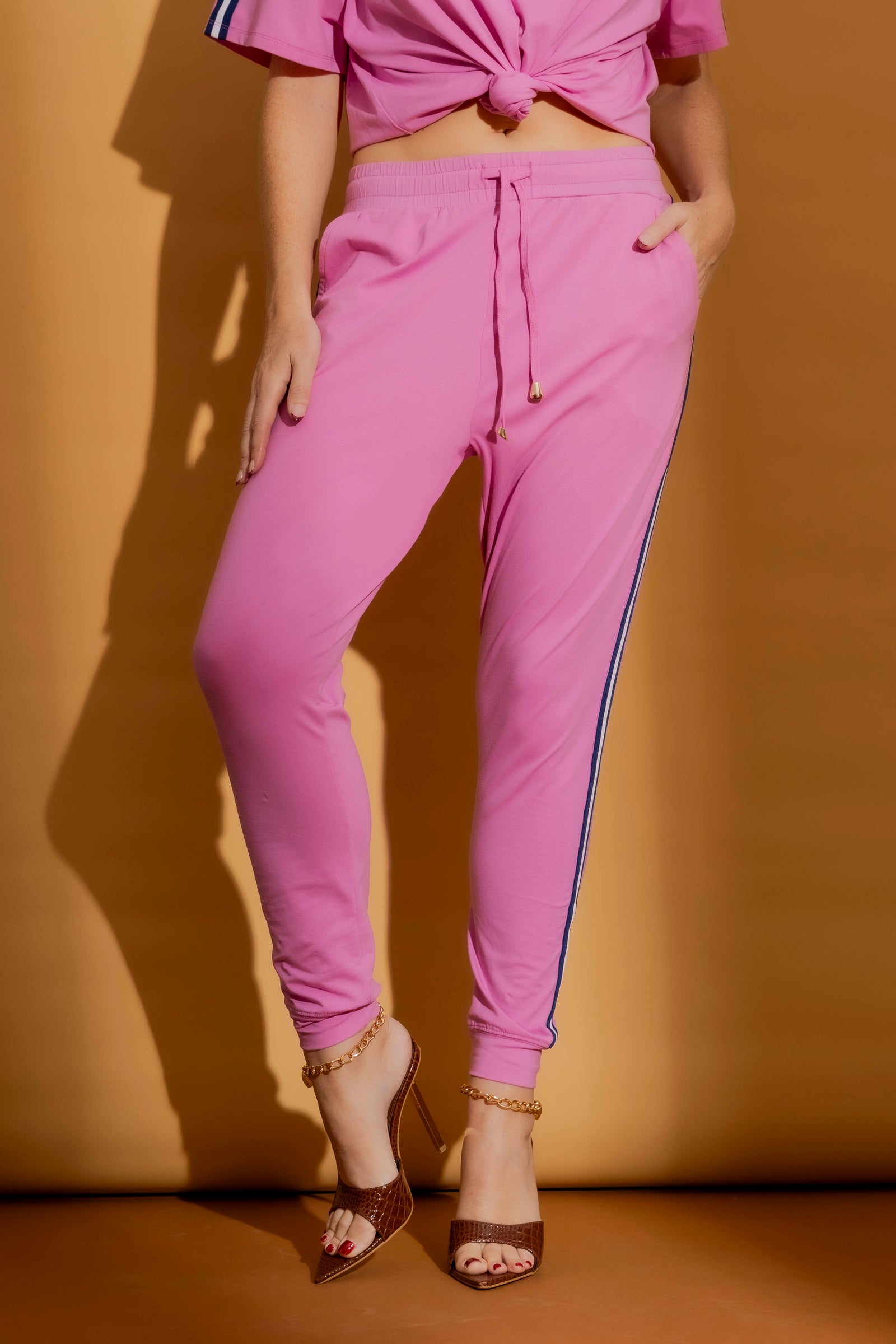 Pink Athleisure Pant