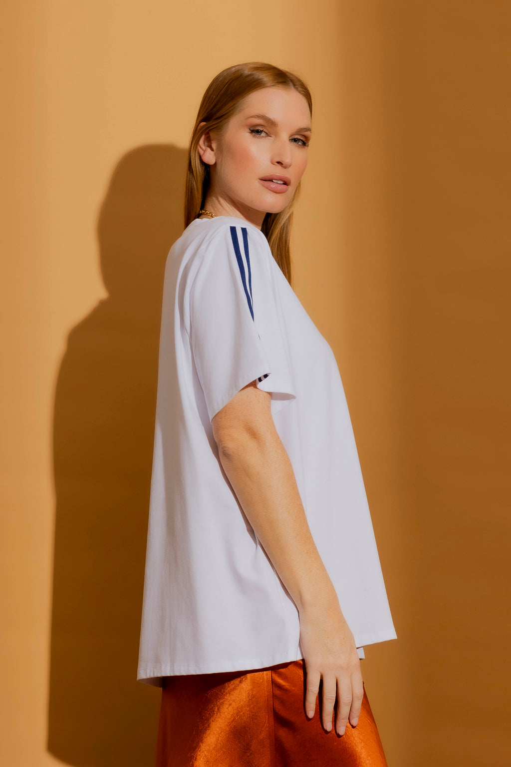 White Athleisure T-Shirt White S