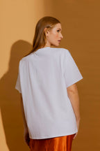 White Athleisure T-Shirt White S