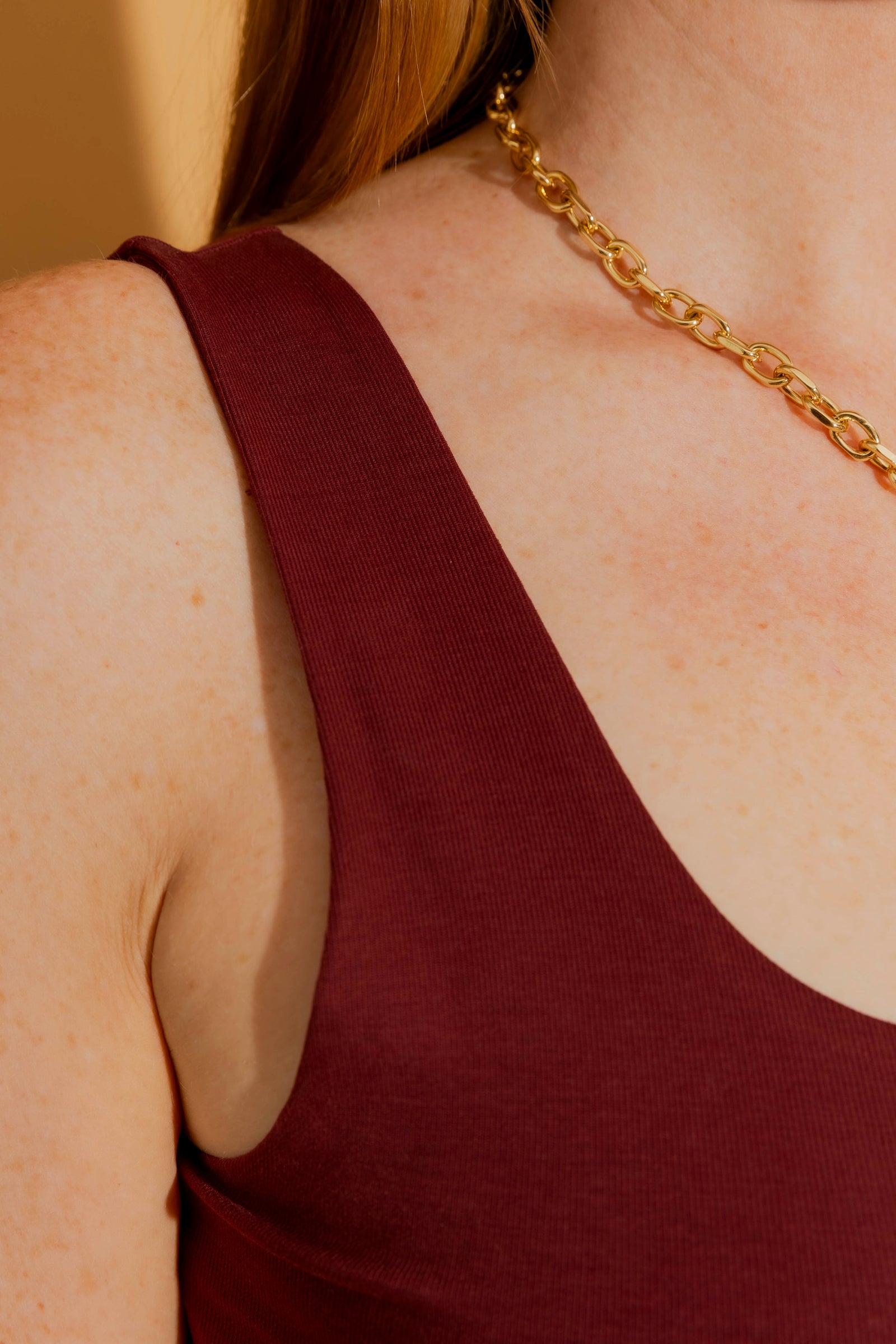 Burgundy Tencel Body Cami