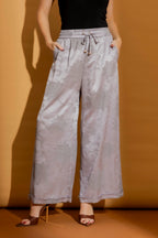 Silver Embossed Lounge Pants