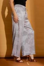 Silver Embossed Lounge Pants