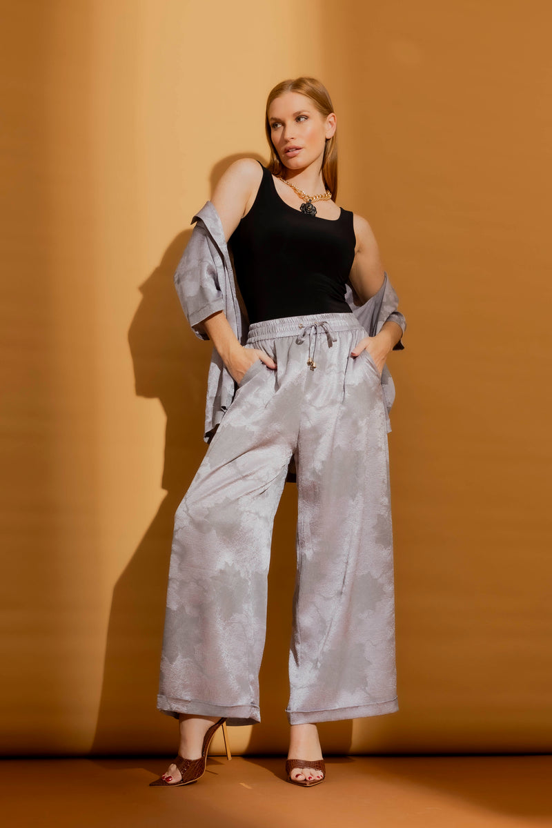 Silver Embossed Lounge Pants