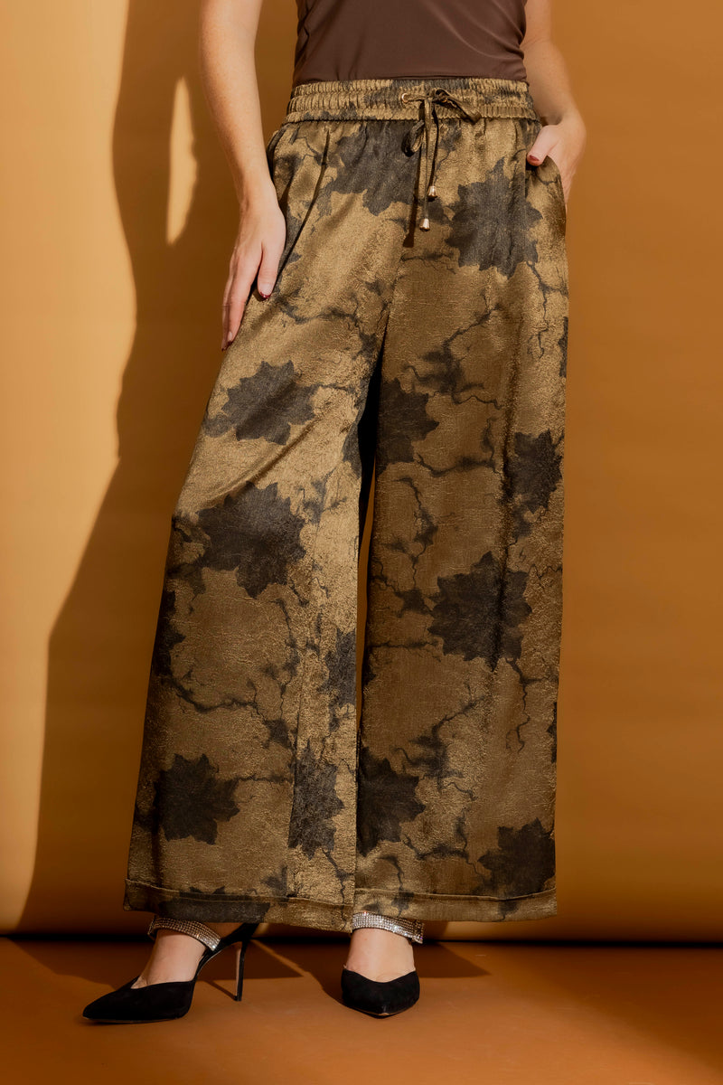 Gold Embossed Lounge Pants