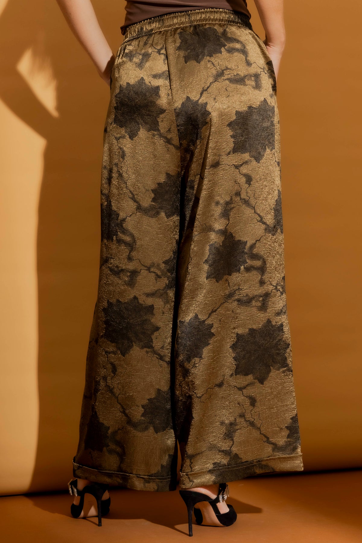 Gold Embossed Lounge Pants