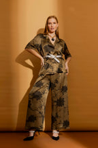 Gold Embossed Lounge Shirt