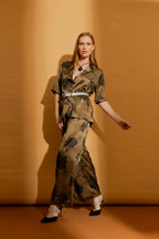 Gold Embossed Lounge Pants