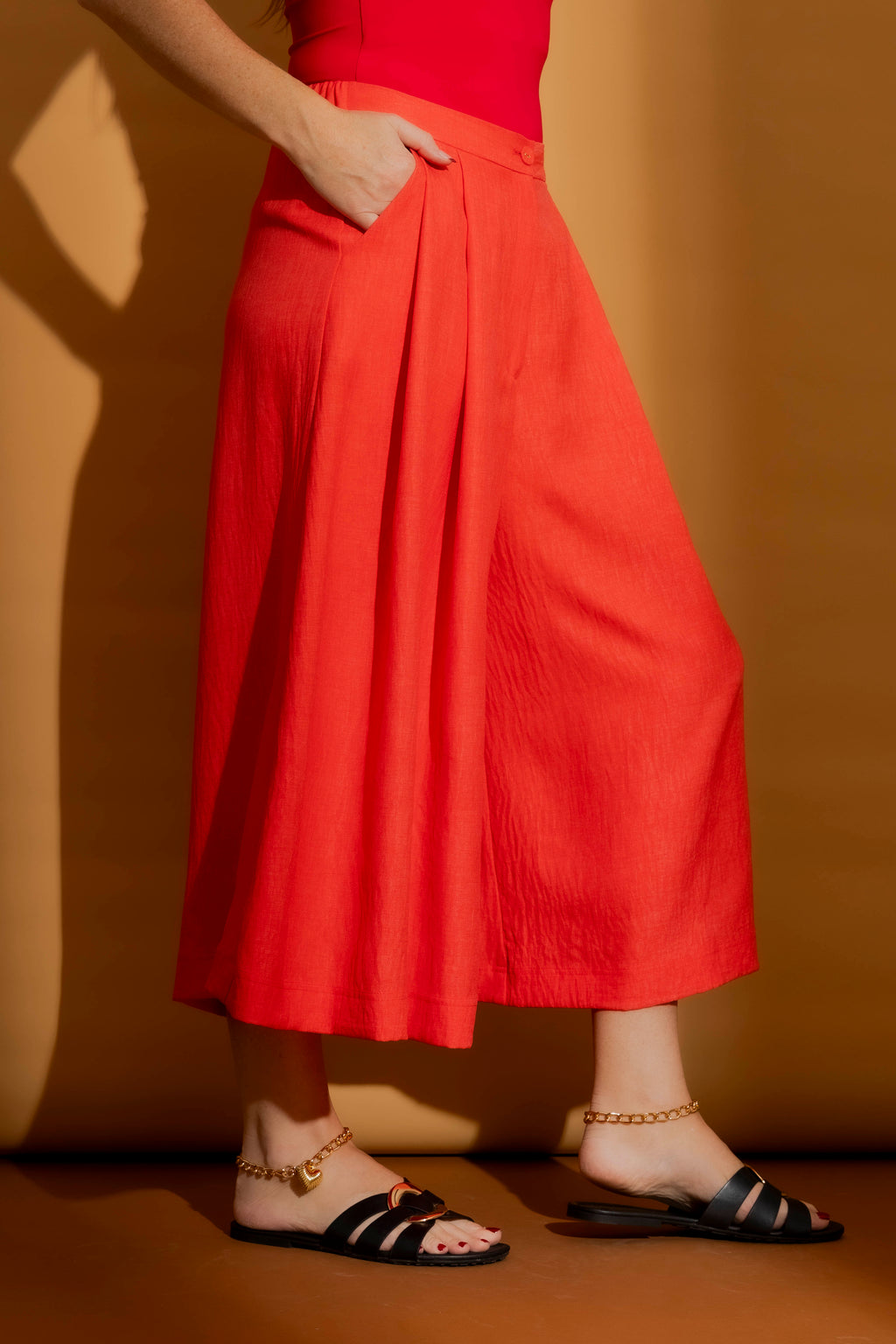 Coral Santorini Culotte