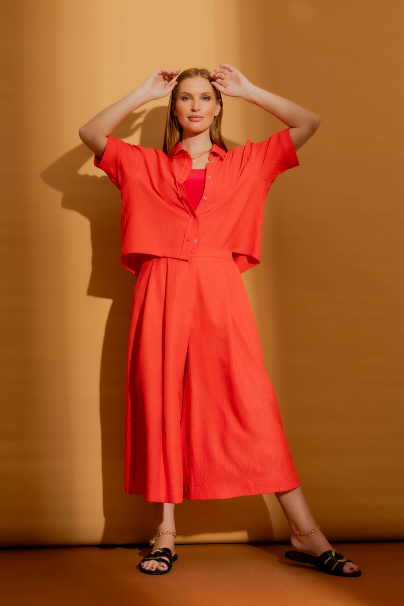 Coral Santorini Culotte